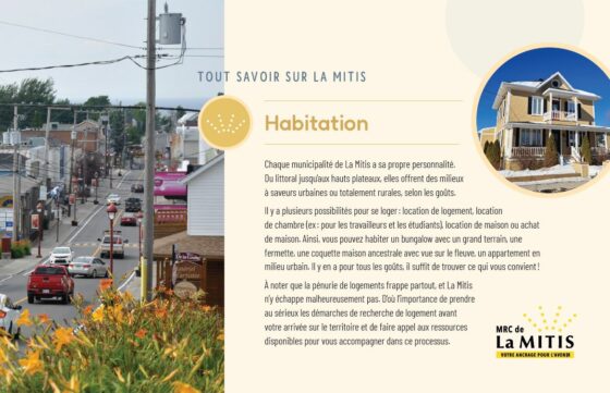 Des outils pour mieux accueillir les personnes qui s’installent dans La Mitis
