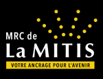 Logo sur fond noir - MRC de la Mitis